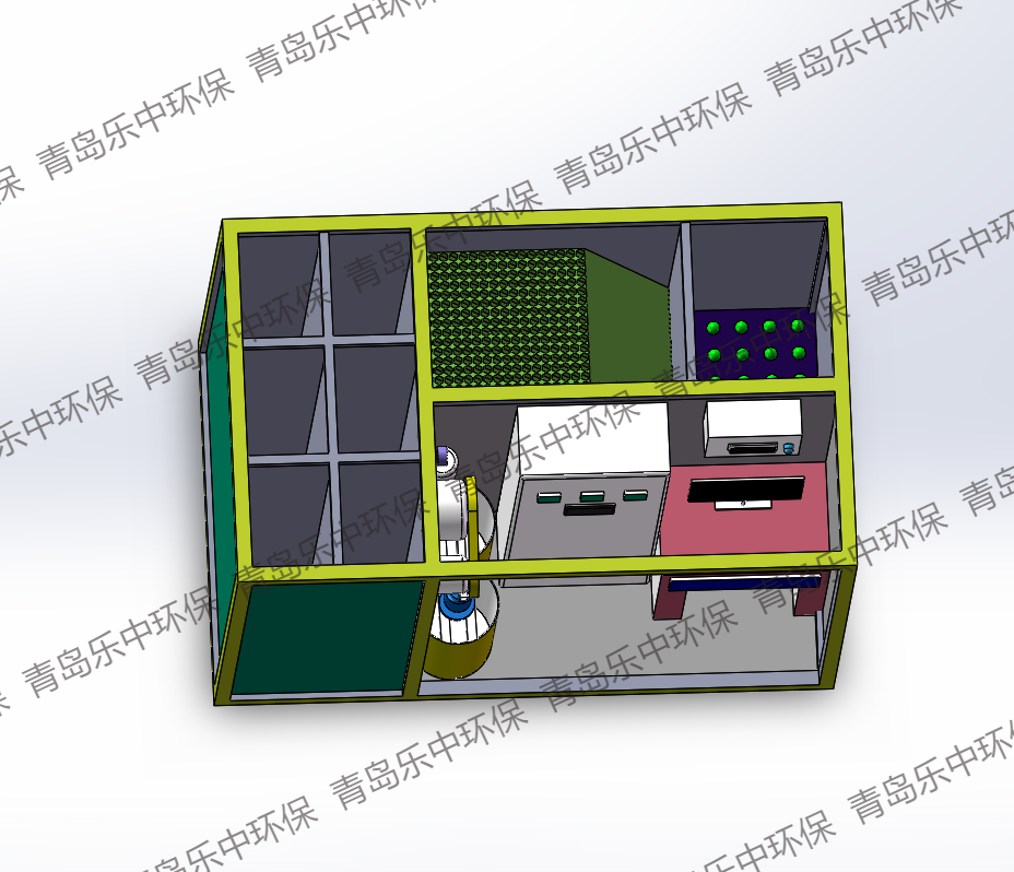 全自動(dòng)一體化凈水系統(tǒng)_水廠一體化凈水設(shè)備_青島樂中